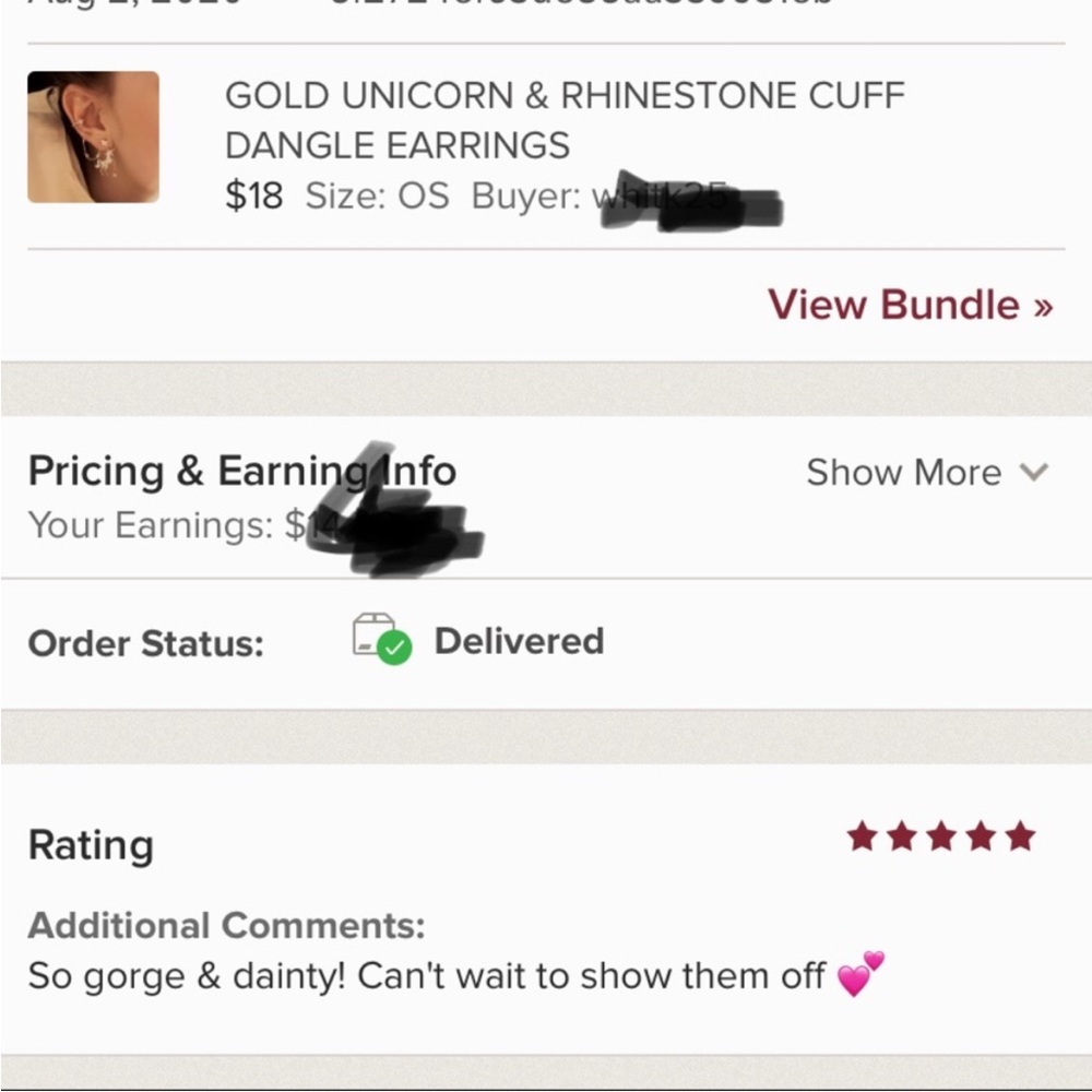 💋LAST ONE💋RHINESTONE UNICORN💋FIVE⭐️ RARED - Picture 7 of 8